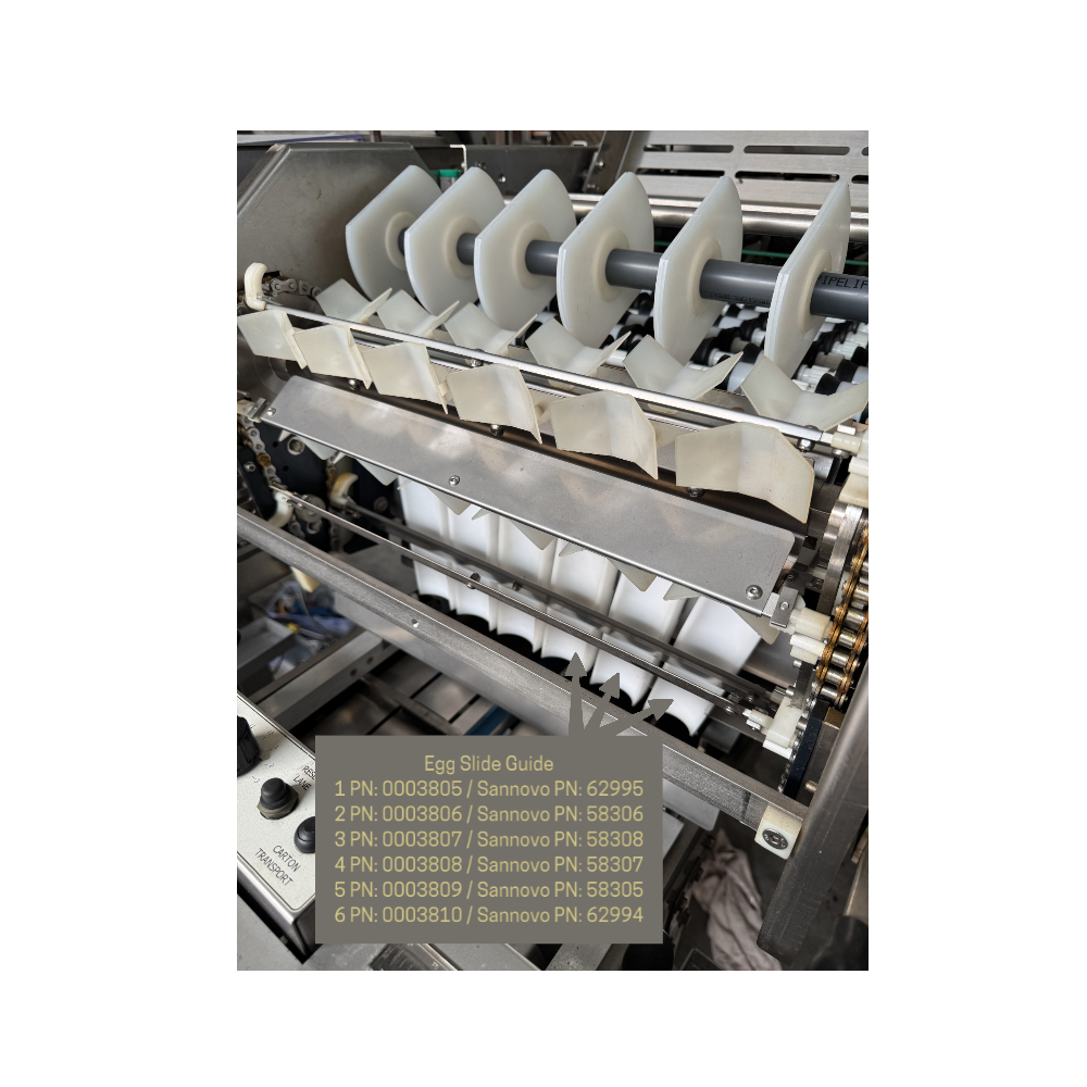 Glijgoot pakker rij 6 Re