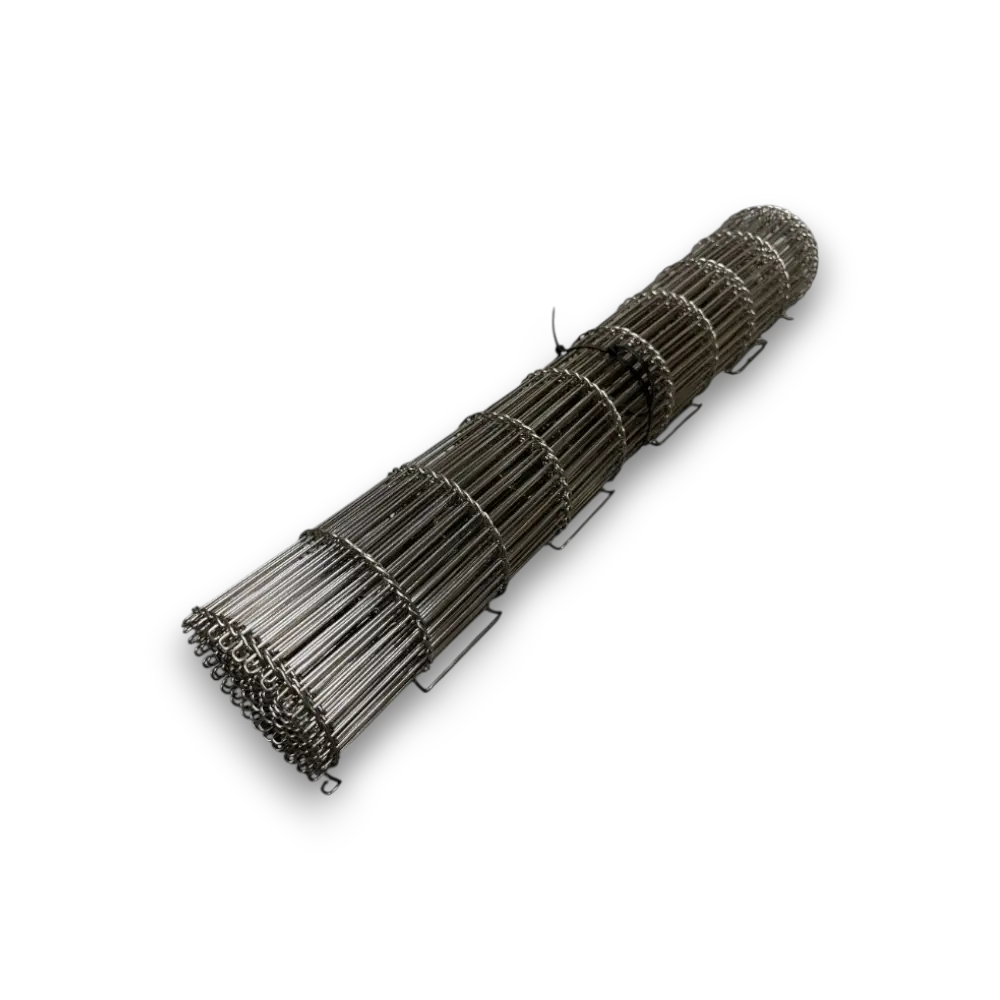 Stainless Steel Wire Mesh Belt W: 640mm x L: 2.1m x Wire Dia:1.8mm x Chain pitch:12mm